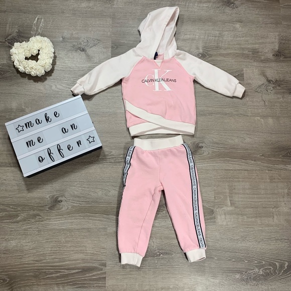 calvin klein matching set sweatsuit